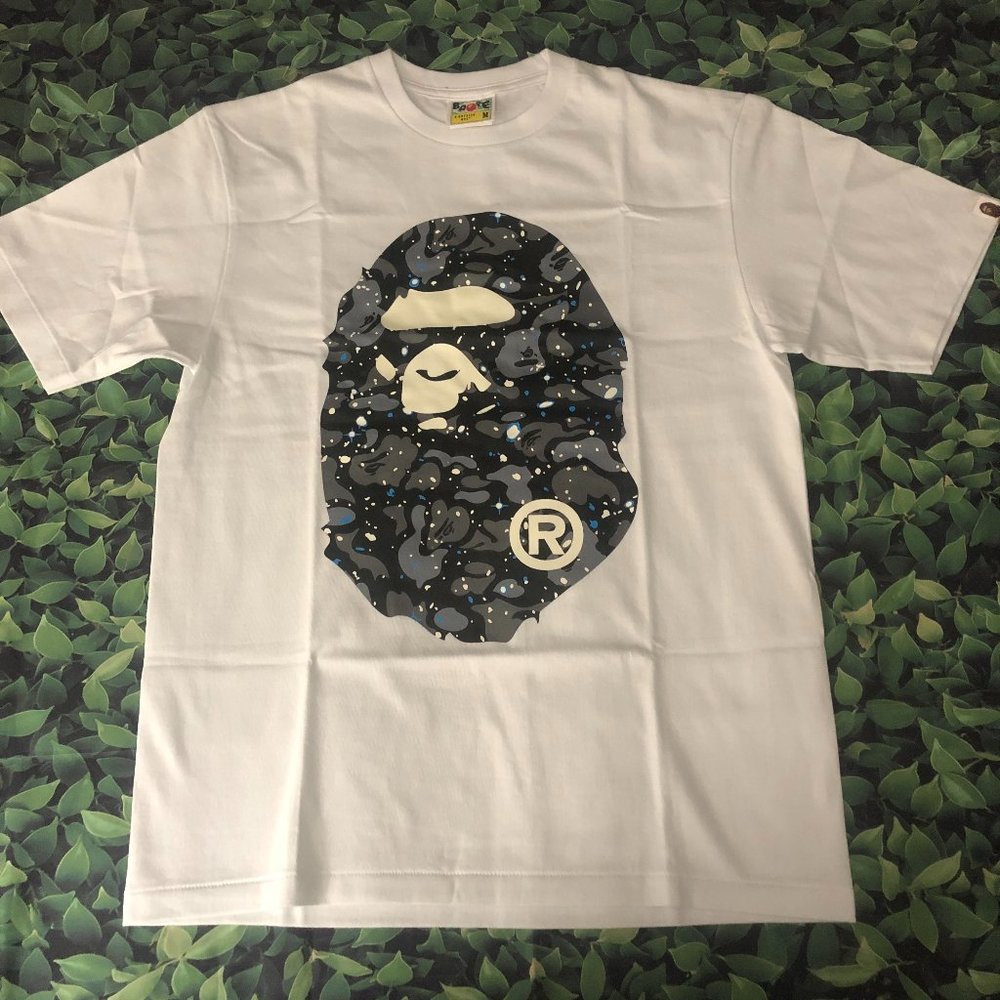A Bathing Ape (BAPE) Ape Head Galaxy Tee